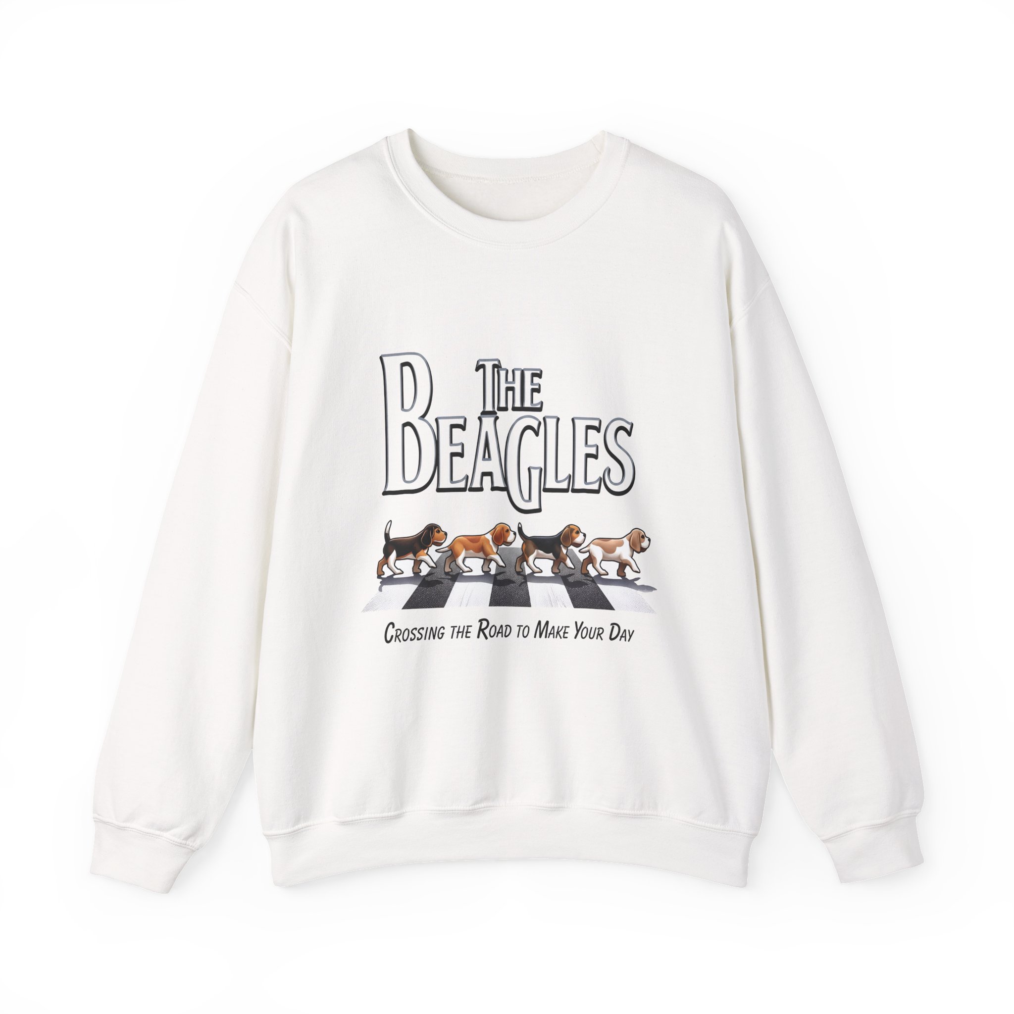 Vintage Beagle Pack Sweatshirt, Dog Lover Crewneck