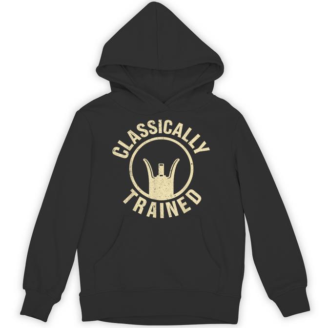 Vintage Classically Trained Iron Sights Grunge 2a Patriot Hoodie