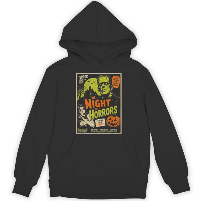Vintage Horror Movie Poster Frankenstein Halloween Costume Hoodie