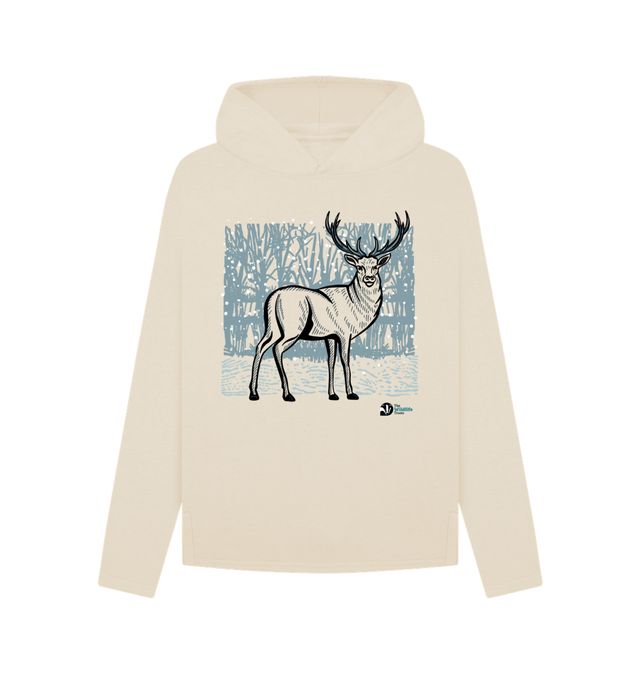 Winter Deer Relaxed Fit Hoodie