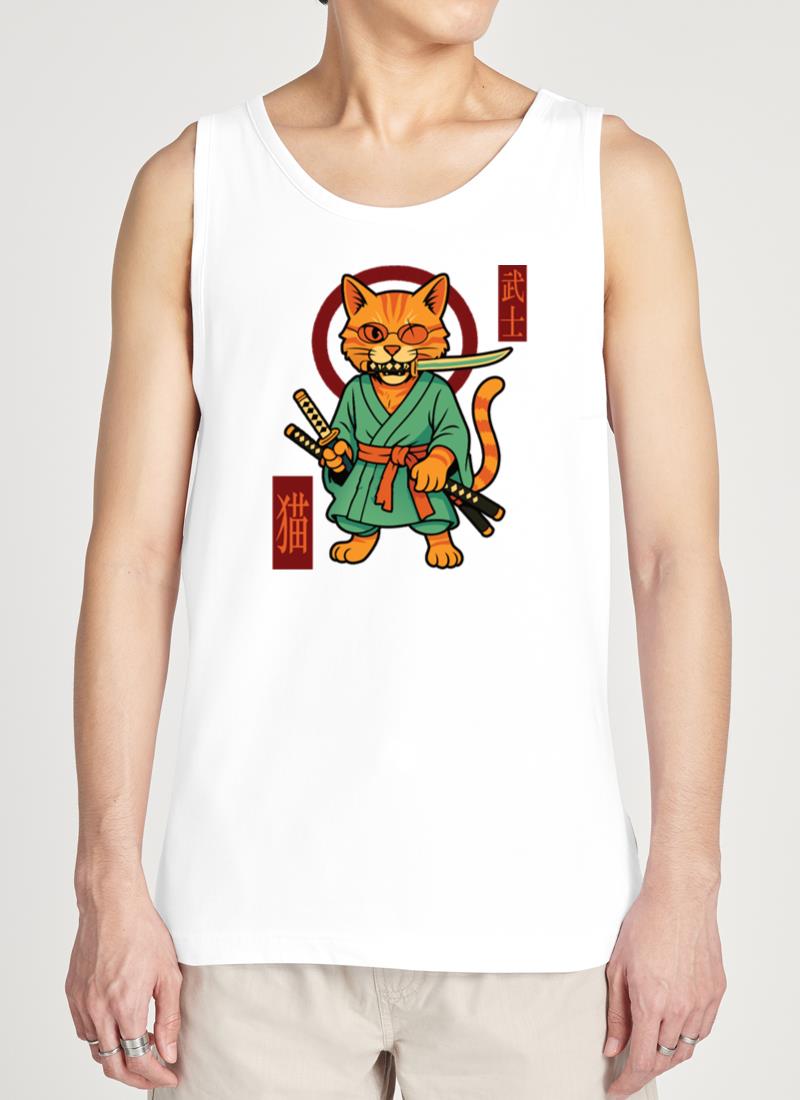 Zoro Pirate - Samurai Cat Anime Manga Warrior - Unisex Tank Top